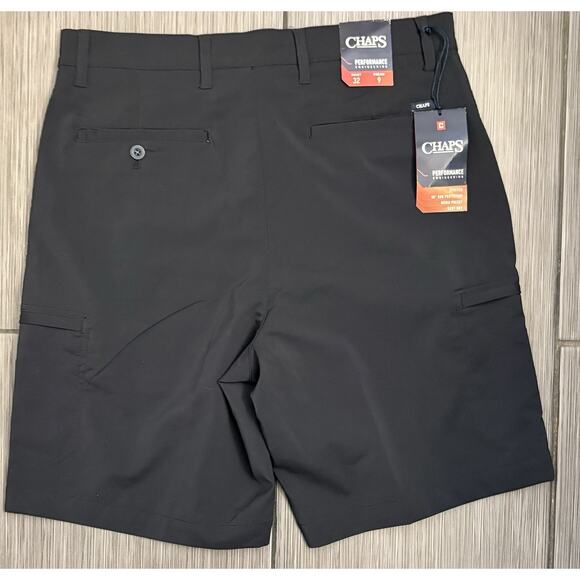Chaps Men’s Blue Performance Shorts Size 32x9 Stretch UPF Protection Easy Dry - Picture 4 of 6